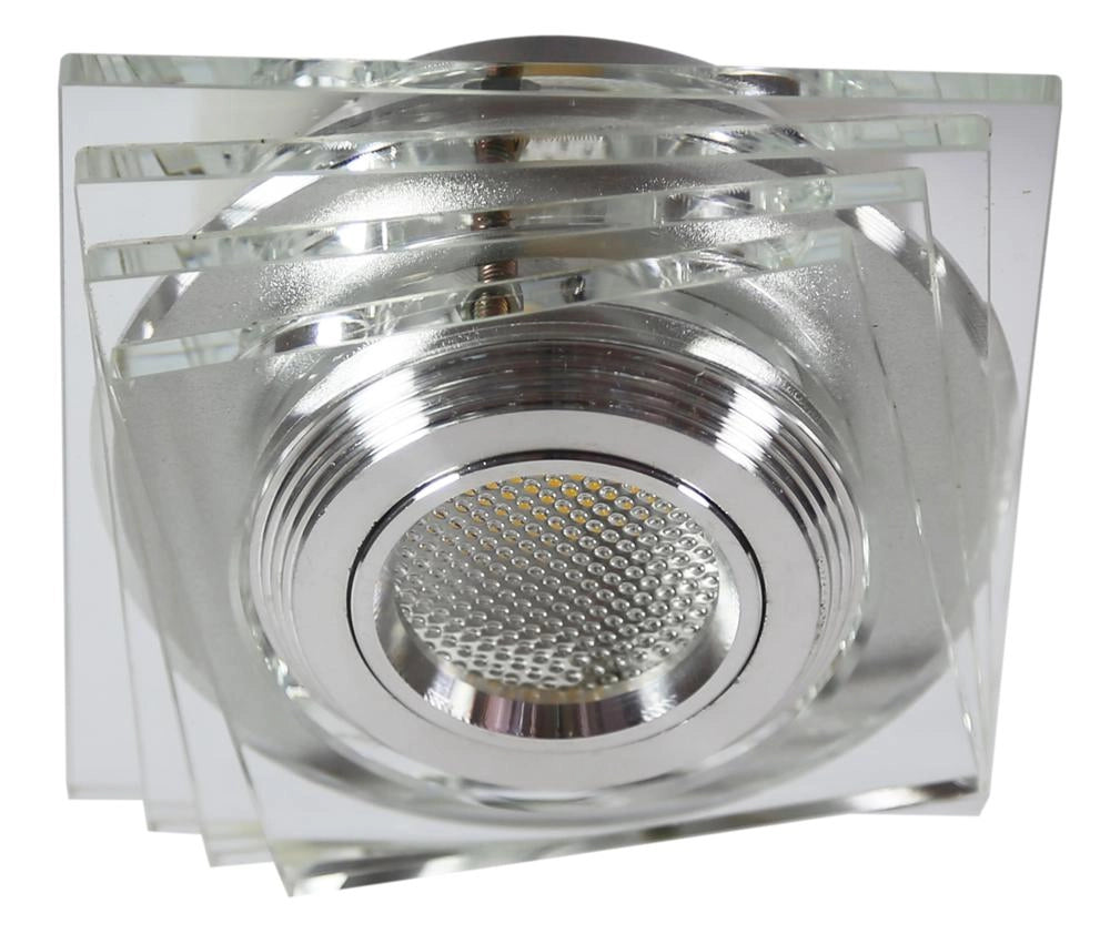 Faretto incasso quadrato vetro LED 3W IP20 SS-32 Candellux
