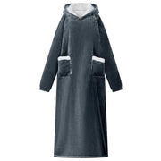 Felpa coperta Blu navy M Pile e Flanella