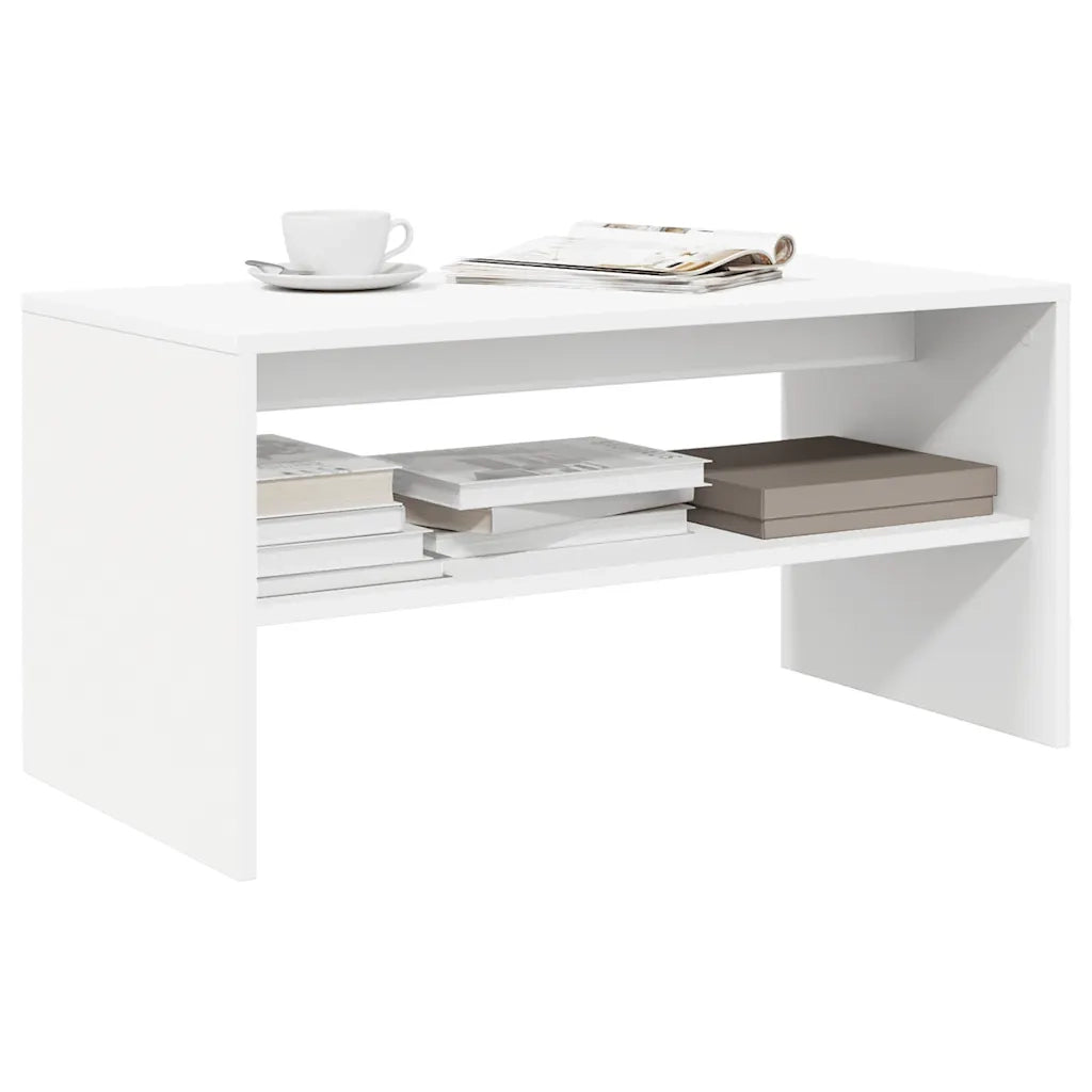 Mobile Porta TV Bianco 80x40x40 cm in Legno Multistrato