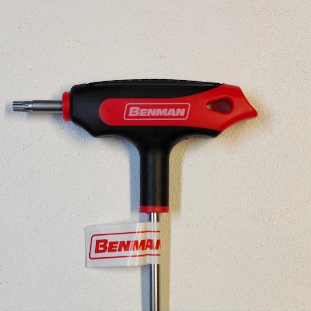 Benmam t15 chiave torx forato con manico a t