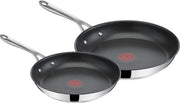 Set di pannini 2 in 1, 24-28 cm - Rivestimento sicuro e duraturo con particelle di titanio - Segnale termico - Tutti i forni a induzione inclusi