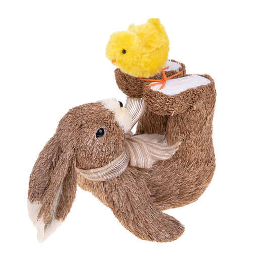 Coniglio con Pulcino 25 H 25 cm