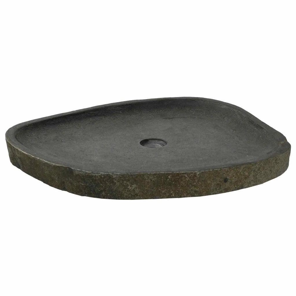 Lavabo Grigio 65 x 50 x 6 cm Pietra fiume 4103955