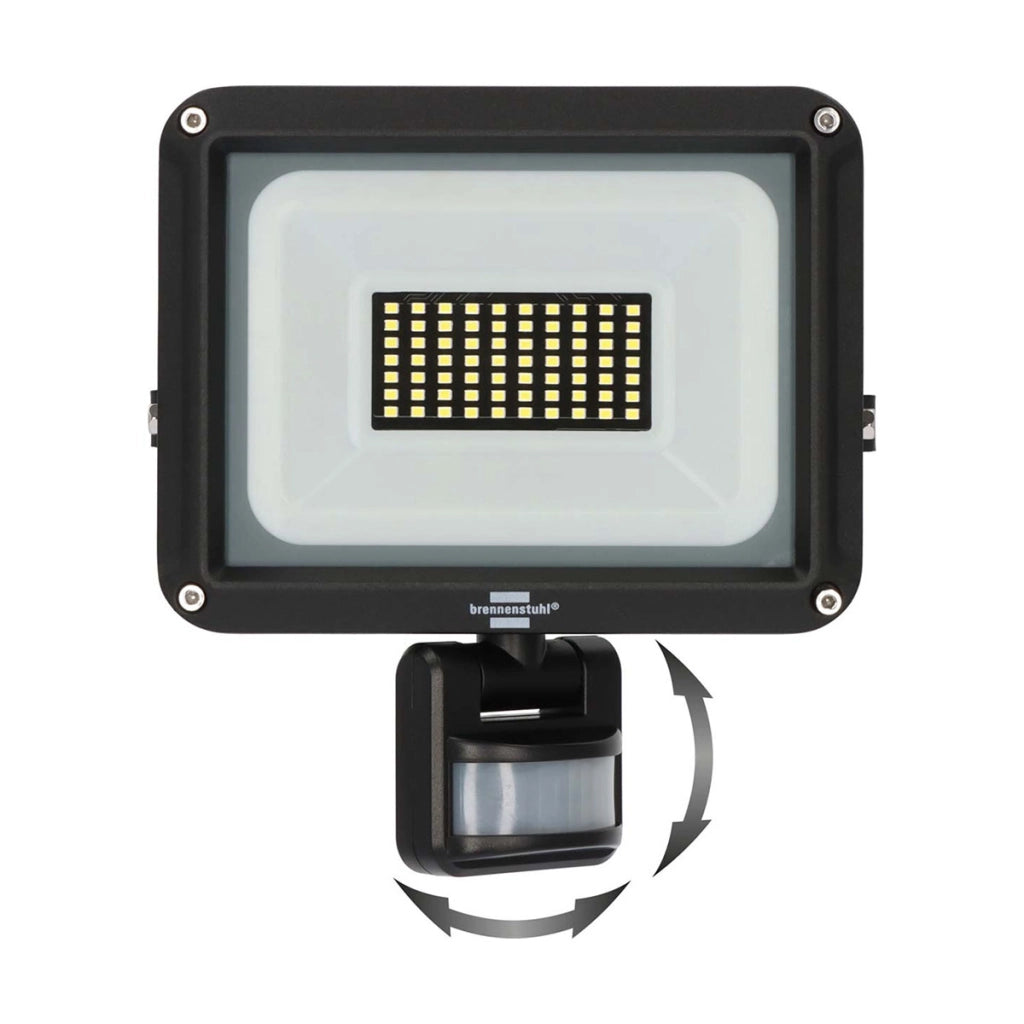 Lampada per proiettore LED 30W 3450lm IPX6 Modello Jaro 4060P Nero Brennenstuhl