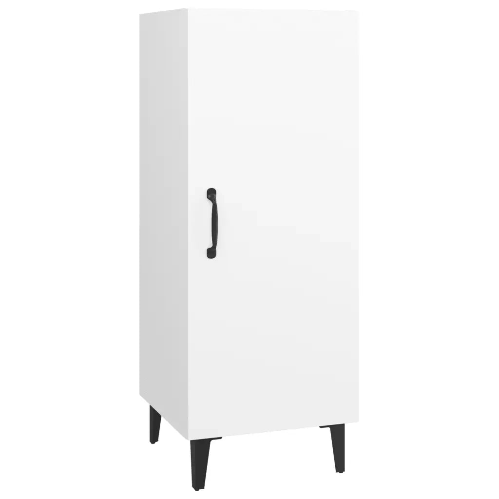 Credenza-Buffet-Armadio da cucina Bianca 34,5x34x90 cm in Legno Multistrato 461656