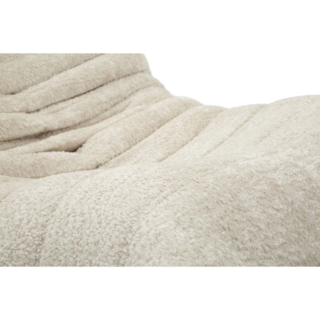 Poltrona Mask in poliestere bianco 103x100x80 cm