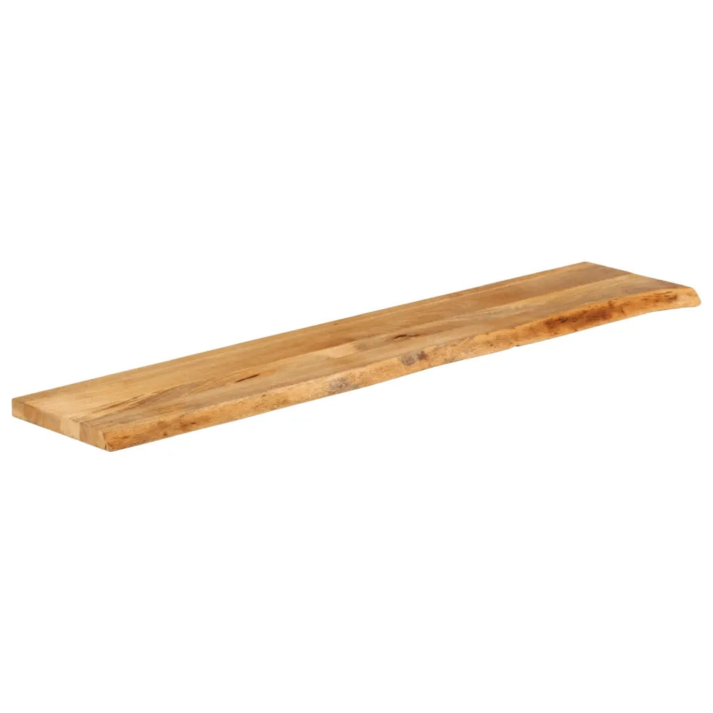 vidaXL Piano Tavolo Bordi Vivi 180x20x3,8cm in Legno Massello di Mango