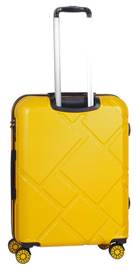 Trolley Valigia Media Rigida in ABS 4 Ruote TSA Ravizzoni Mango Giallo