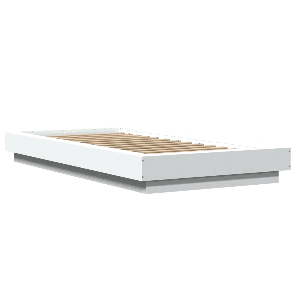 Giroletto-Struttura Letto Bianco 90x200 cm in Legno Multistrato 861788