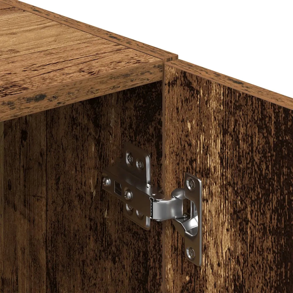 Set di Mobili da Cucina 3 pz Legno Antico in Truciolato 3324158