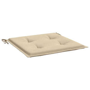 Cuscini per Sedia 6 pz Beige 40x40x4 cm in Tessuto Oxford 314009