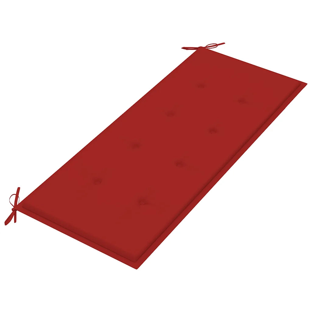 Panca da Giardino Pieghevole con Cuscino 118 cm in BambÃ¹ cod mxl 75651