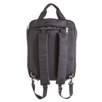 Zaino Porta Pc iPad Tablet in Poliestere Doppia Tasca Frontale Ravizzoni EGO Nero