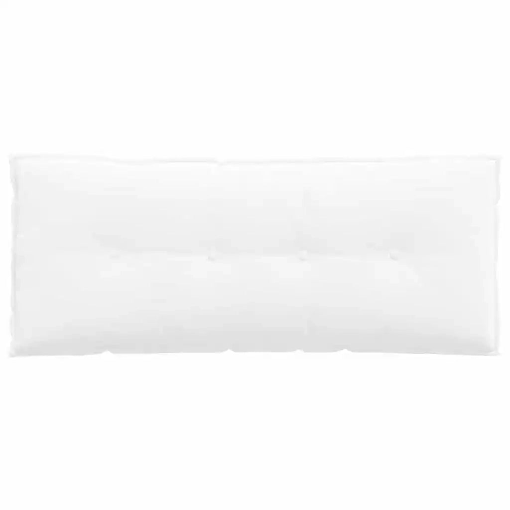 Cuscino per Schiena Bianco 120 x 19 x 50 cm Tessuto 42014798