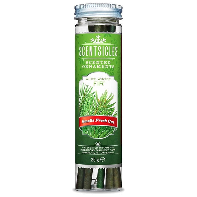 Scentsicles Bastoncini Profumati Albero di Natale Abete Bianco Invernale 6 Pezzi