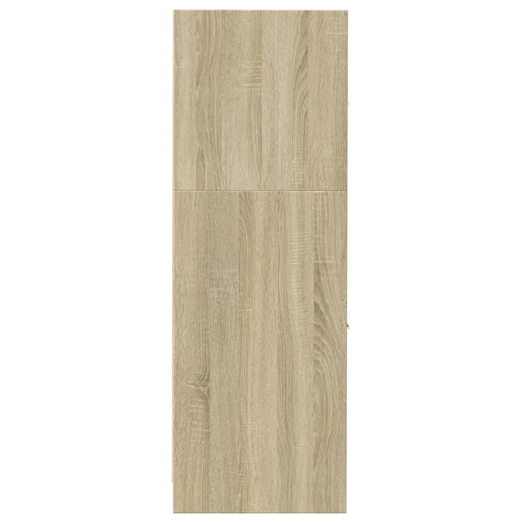 Armadietto da Farmacia Rovere Sonoma 30x41x118 cm in Truciolato