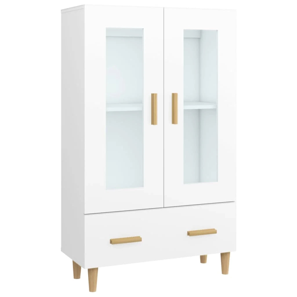 Buffet credenza cassettiera mobiletto mobile contenitore organizer cucina soggiorno salotto alto 70 x 31 x 115 cm legno ingegnerizzato bianco 02_0032762