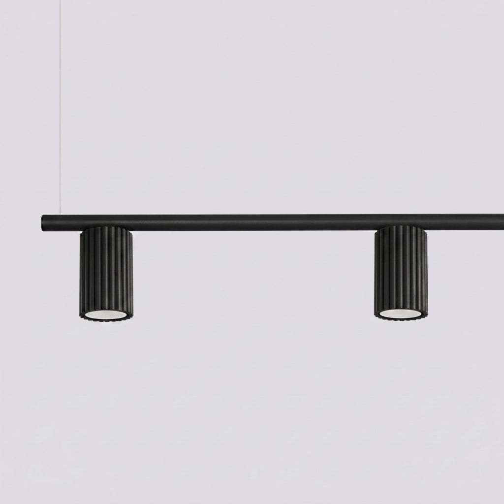 Lampadario KARBON 4 nero