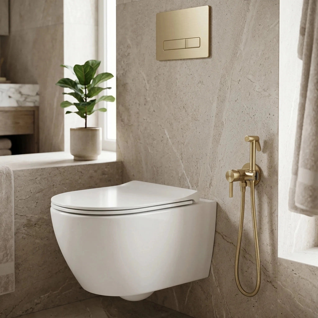 Rubinetto Bidet Rea Foster Brush Gold