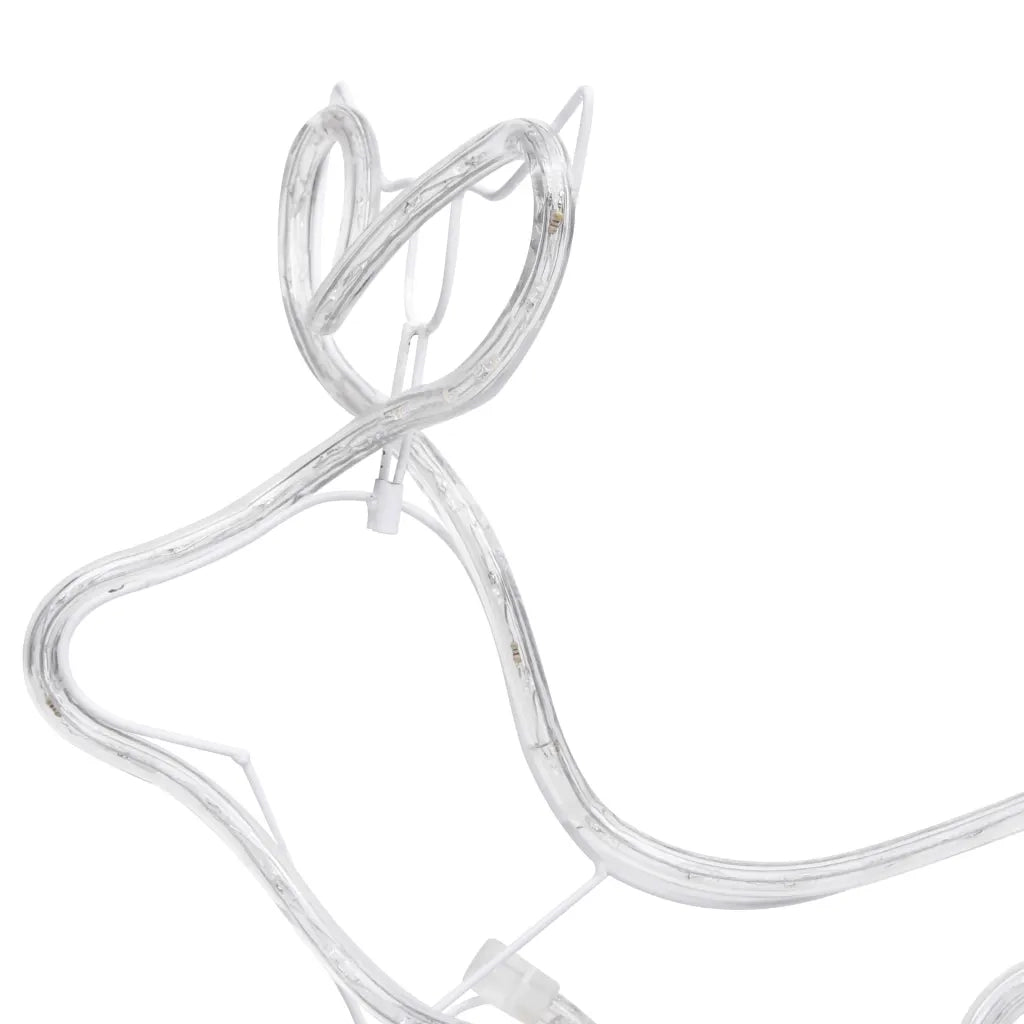 Renne e Slitta Decorazione Natalizia per Esterni 576 LED CFW4449932