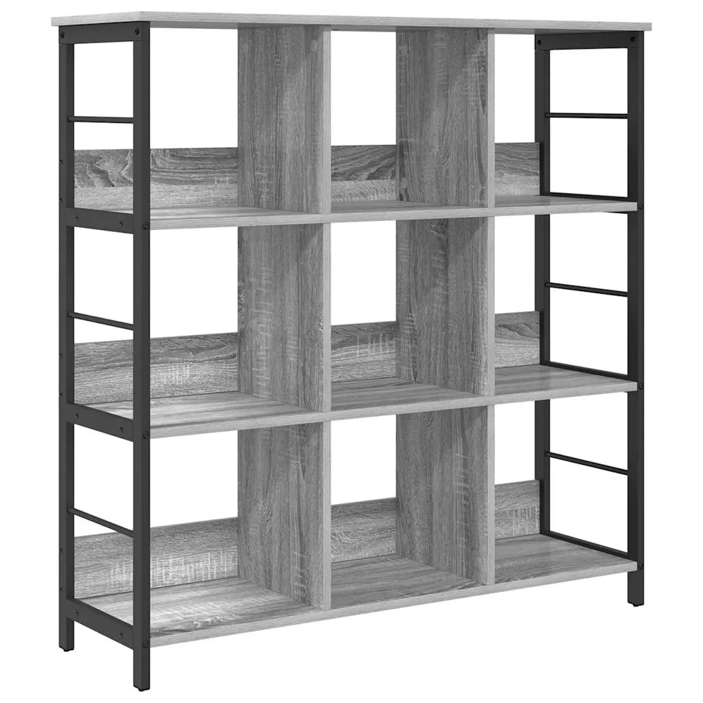Libreria Grigio Sonoma 102 x 32 x 104,5 cm Legno multistrato