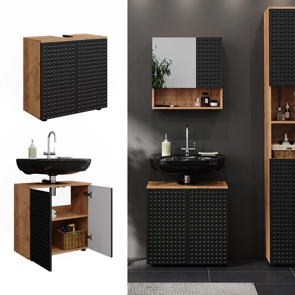 Vicco Mobiletto Antracite puntinato 30 x 59 cm