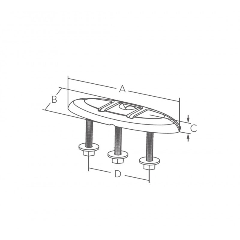 BITTA INOX 316 ABBATTIBILE MM.202