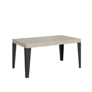 Tavolo Allungabile 160-420x90x77 cm Flame Cashmere Telaio Antracite