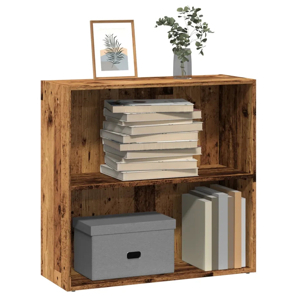 vidaXL Libreria Legno Antico 80x30x77 cm in Legno Multistrato