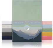 Hoeslaken per bambino - hoeslaken ademante, 100% cotone (150 g/m²), 60x120cm - 70x140 cm x 15cm - Estate Verde - Verde