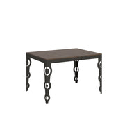 Tavolo allungabile 90x120/224 cm Karayan Evolution Noce telaio Antracite