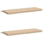Cuscini per Panchina a 2 Pezzi SOEST 2 pz 100% Poliestere Crema 948813