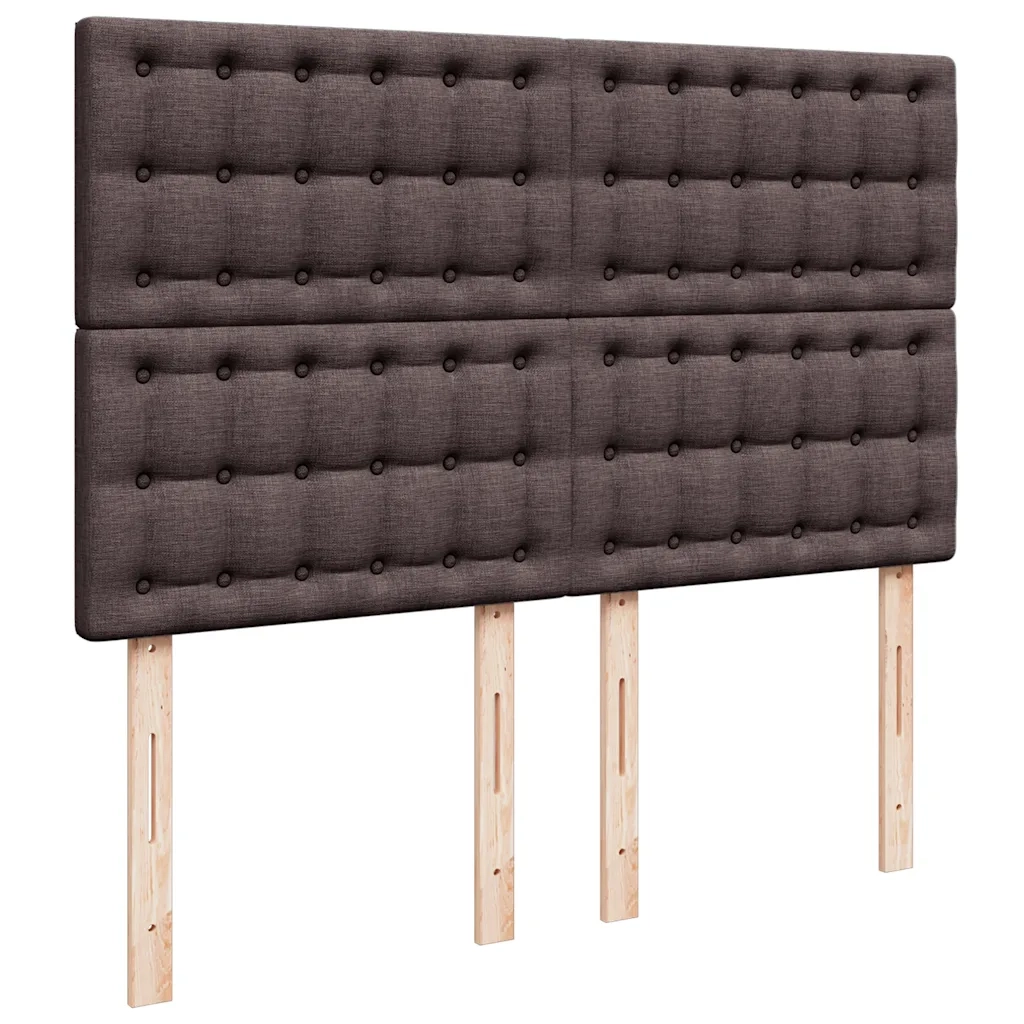 Struttura Letto Pouf con Materasso 140x200 cm in Tessuto 3314179