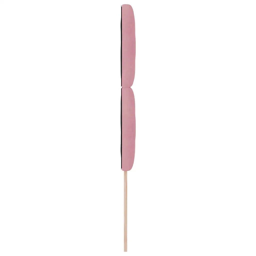 Testiera LED con testiera-Testata con LED-Testiera Decorativa Rosa 100 cm Pelle Sintetica 396744