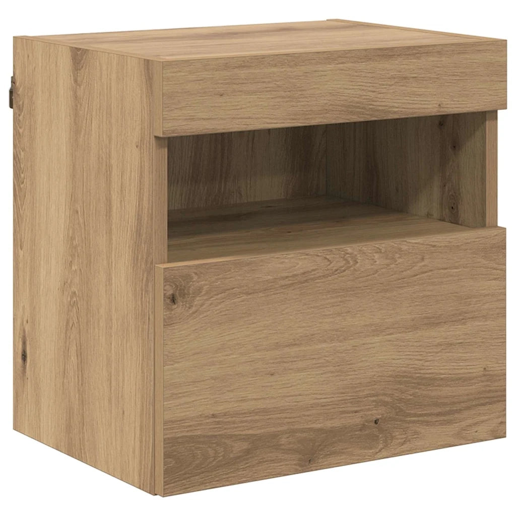 Mobiletti TV da Parete 2 pcs Rovere artigianale 40 x 30 x 40 cm 882974
