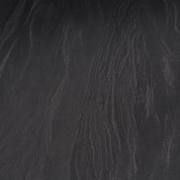 Tavolo Allungabile Piano Rotante 140-180x90x77 cm in Ceramica Effetto Marmo Nero