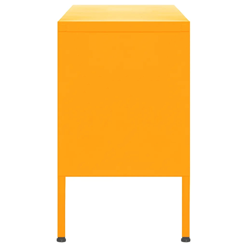 Mobile TV Giallo Senape 105x35x50 cm in Acciaio cod mxl 7998