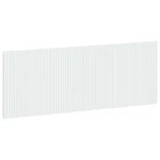 Testiera da Muro ARNHEM Bianco Legno ingegnerizzato 896735