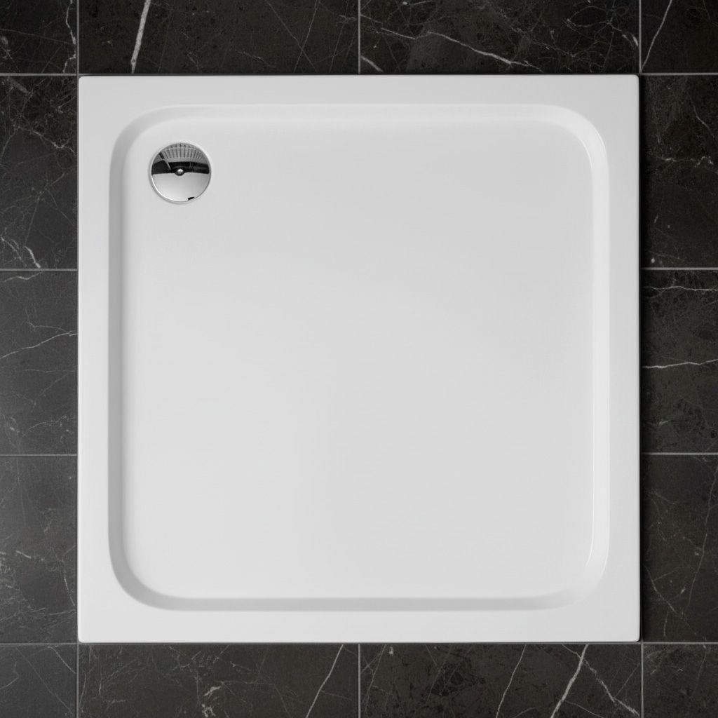 Piatto Doccia Acrilico Rea Belmond White 80x80