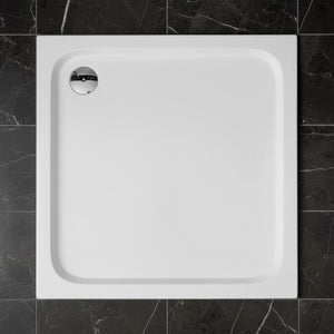 Piatto Doccia Acrilico Rea Belmond White 80x80