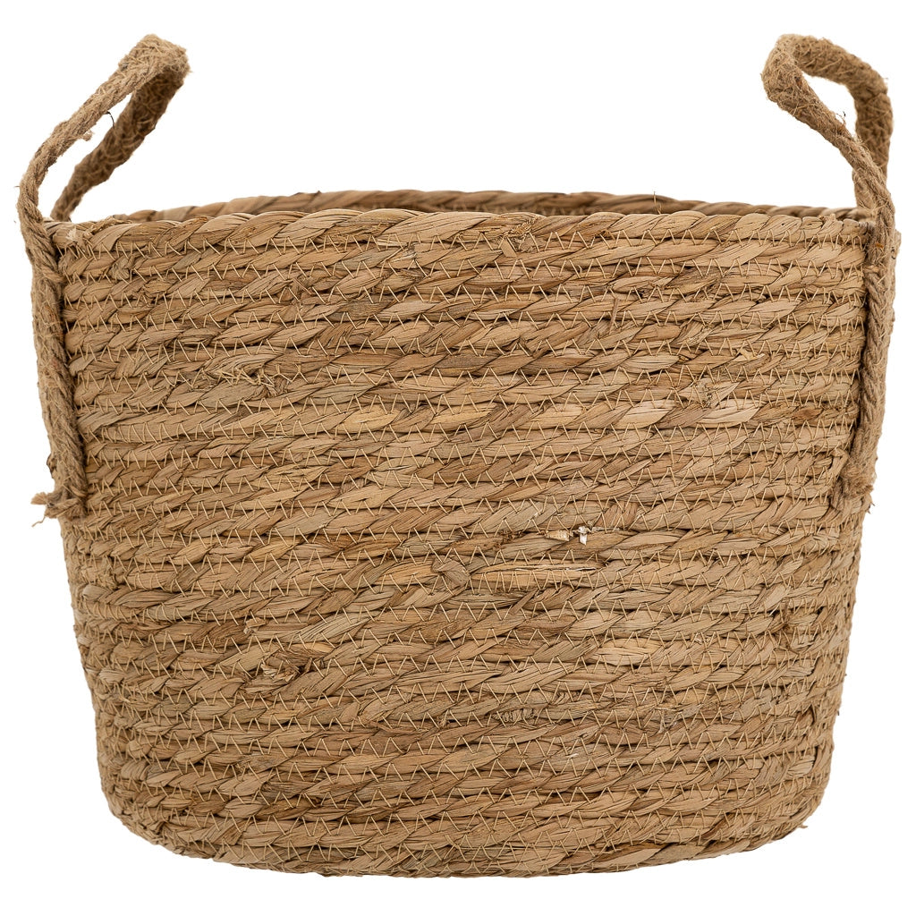 Cesto in fibra naturale marrone D27x22/30