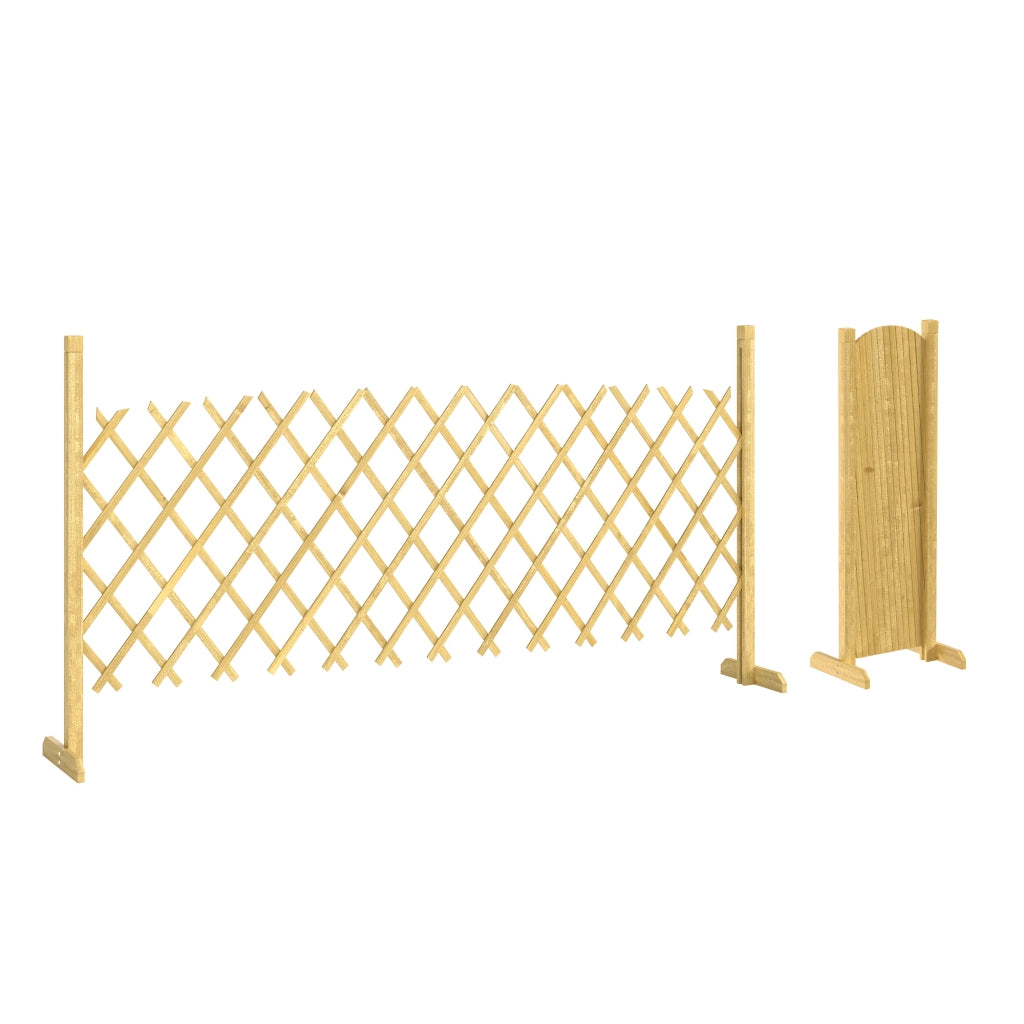 Barriera per Bambini in Legno Pino ¨C zephmum ¨C Naturale 180x30x90 cm