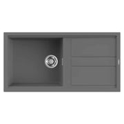 Lavello Elleci Incasso 1 vasca 100x51 Best 480 Keratek Plus Grigio Dark Grey LKB48099