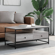 Tavolino da Salotto Grigio Sonoma 100x51x45cm Legno Multistrato 835287
