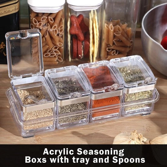 Scatola di conservazione per erbe in acrilico