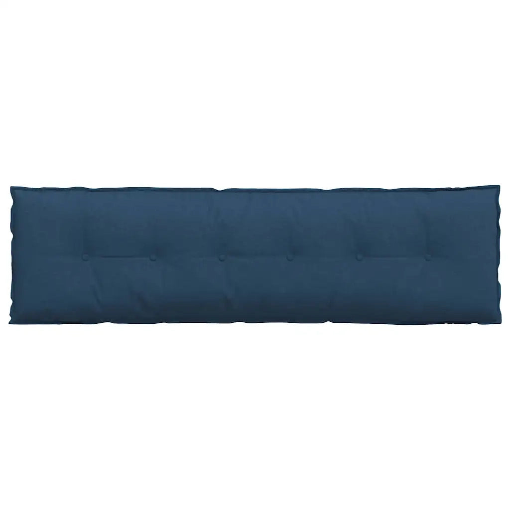 Cuscino per Schiena Blu 180 x 19 x 50 cm Tessuto