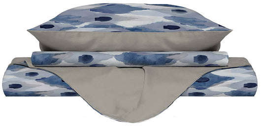 Copripiumino 1 Piazza e Mezzo con Federe Stampato in Microfibra Calypso