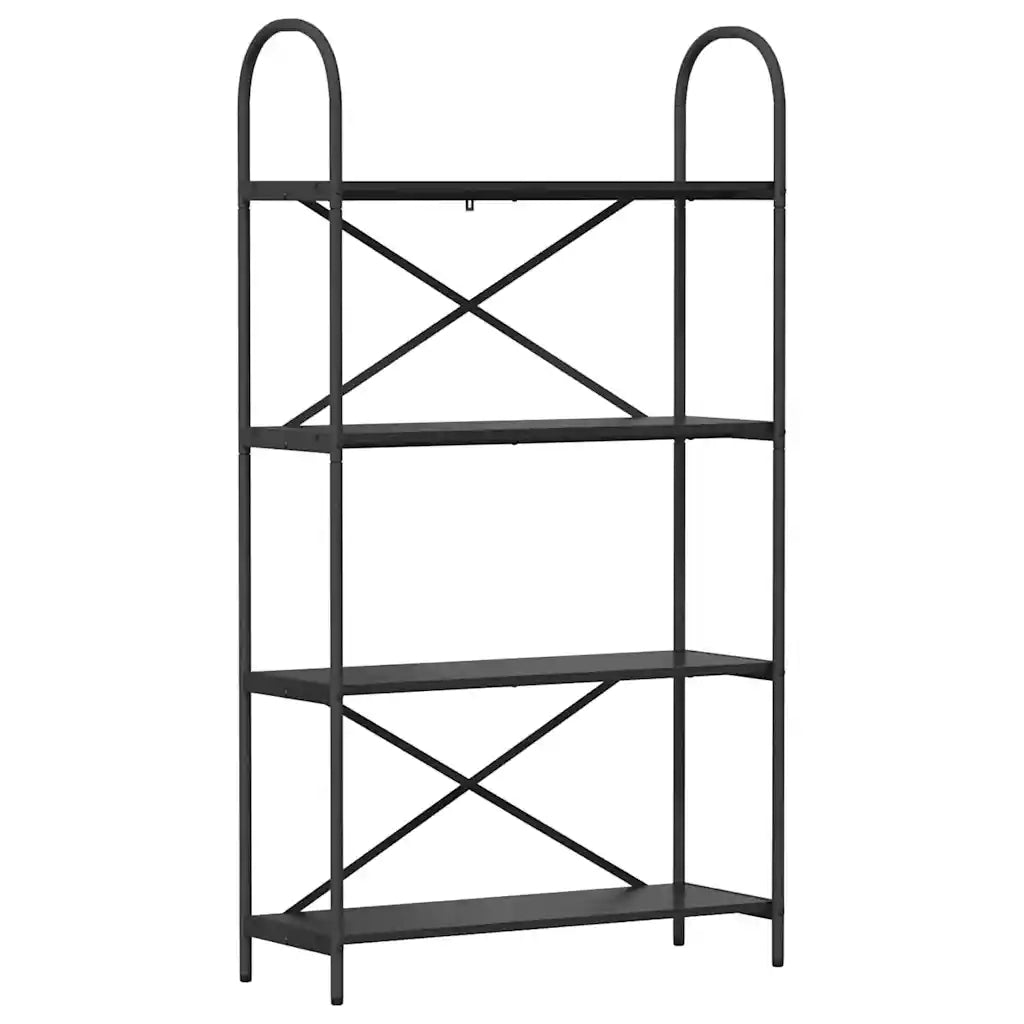 Libreria Rovere Nero 80 x 30 x 146 cm Legno multistrato 879893