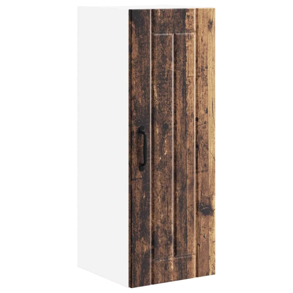 Pensile da cucina | Armadietto a muro LUCCA 2 pz Legno antico 30 x 31 x 80 cm