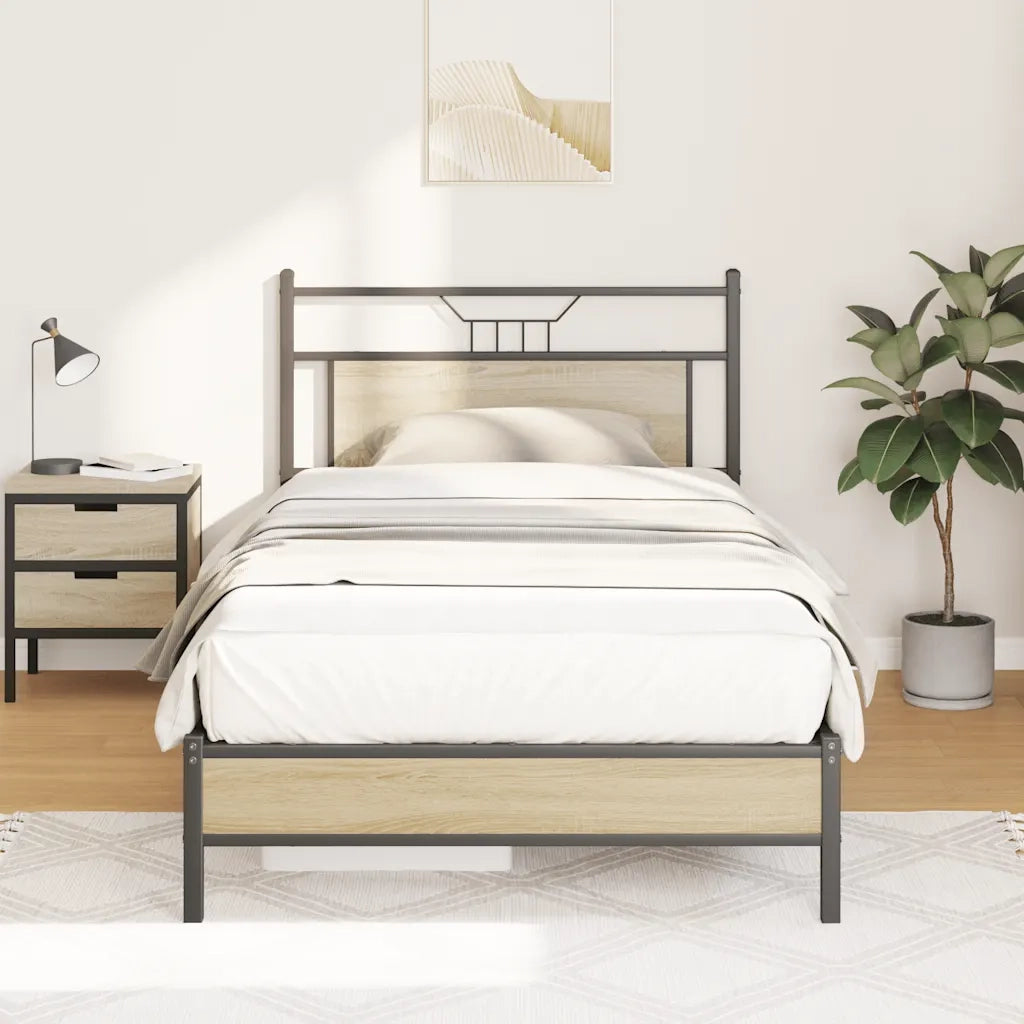 Giroletto senza Materasso Rovere Sonoma 107x203cm in Truciolato 4106940